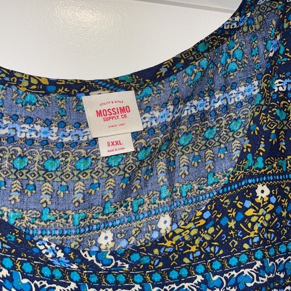 Blue Patterned Top - Picture 3 of 4